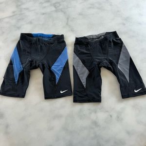 2 pack. Nike Swim. Black, gray, blue. UK26 65cm.